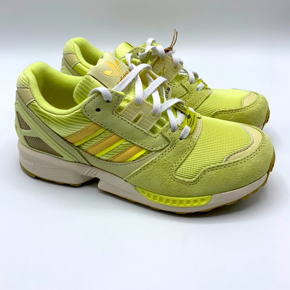 Mens 6 Adidas Originals ZX 8000 H02119 Tint Pulse Yellow Womens 7.5 New No Box